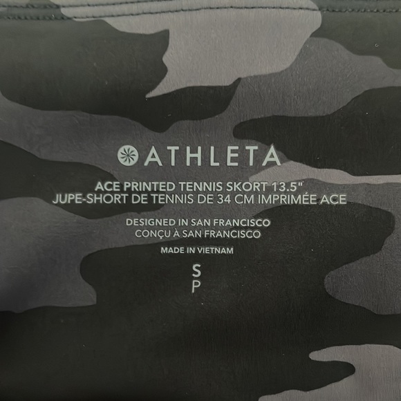 ATHLETA Ace Printed Tennis Skort 13.5” - Picture 4 of 4